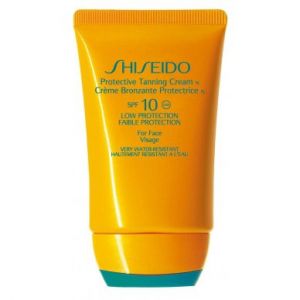 Shiseido Protective Tanning Cream N SPF10 (W) krem ochronny do twarzy z filtrem SPF10 50ml