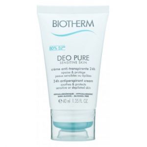 Biotherm Deo Pure Sensitive Skin 24h (W) dezodorant w kremie 40ml