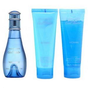 SET Davidoff Cool Water (W) edt 100ml + blo 75ml + sg 75ml