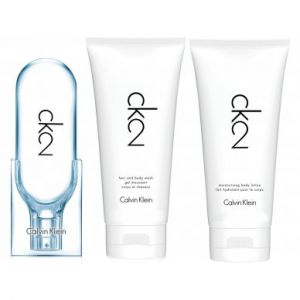 SET Calvin Klein CK2 (U) edt 50ml + blo 100ml + sg 100ml