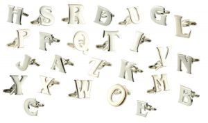 Spinki do mankietów Litery alfabetu