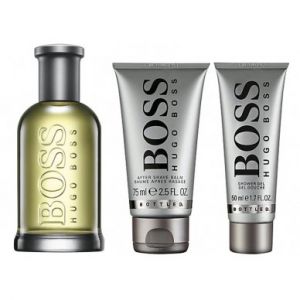 SET Hugo Boss Bottled Szary No. 6 (M) edt 100ml + sg 50ml + asb 75ml