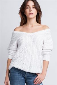 Sweter Kendall SWE 079 biały