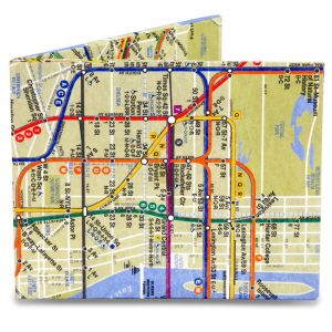 Portfel NYC Subway Map Mighty Wallet - Portfel NYC Subway Map Mighty Wallet ®