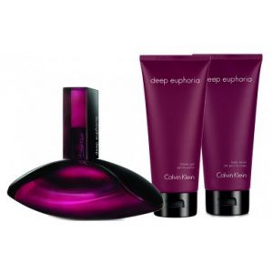 SET Calvin Klein Deep Euphoria (W) edp 100ml + blo 100ml + sg 100ml